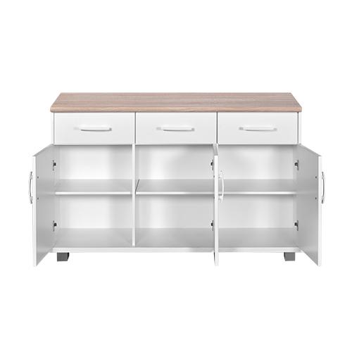 KITCHEN SET BAWAH 3 PINTU LUNA PUTIH