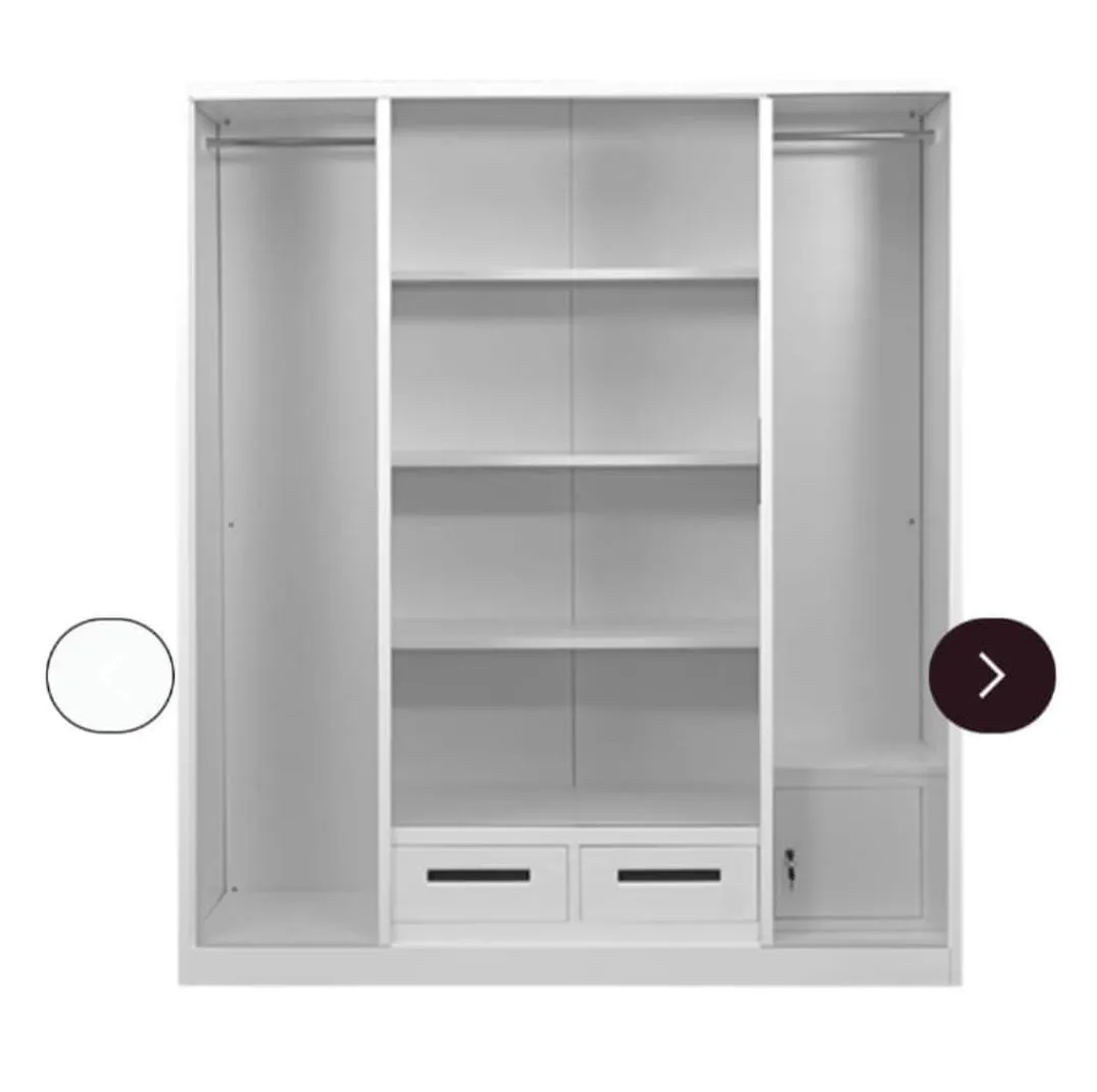 SLIDING WARDROBE A1600 4 DOOR WHITE