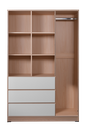 WARDROBE GARVIN THREE DOORS NATURAL