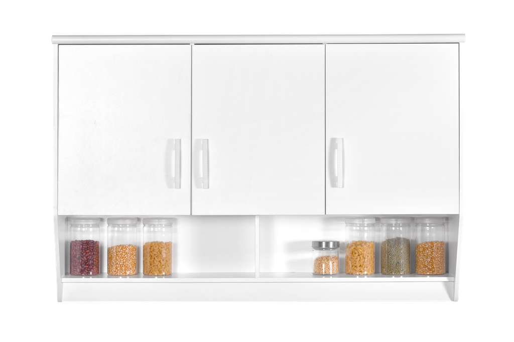 KITCHEN SET ATAS 3 PINTU LUNA PUTIH