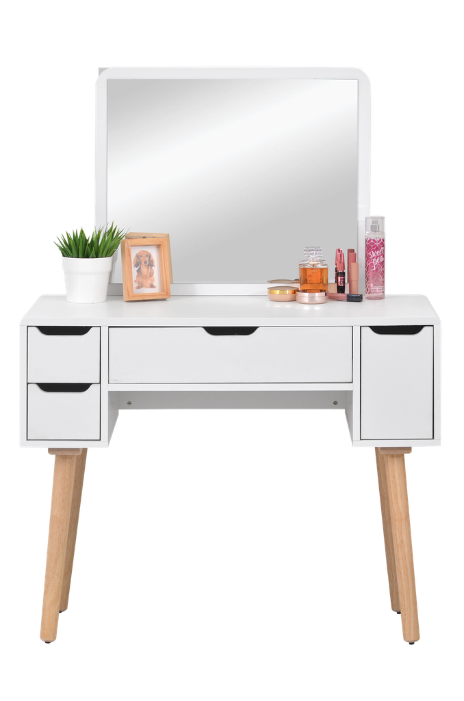 DRESSING TABLE 01 SOLID LEG WHITE