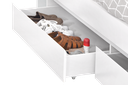 BED DOUBLE ECLIPSE 160 x 200 WHITE