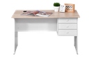OFFICE DESK 1207 SONOMA OAK LIGHT / WHITE