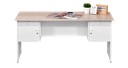 OFFICE DESK 0201 SONOMA OAK LIGHT / WHITE