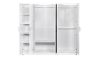 WARDROBE LAVENDER 5 DOORS WHITE