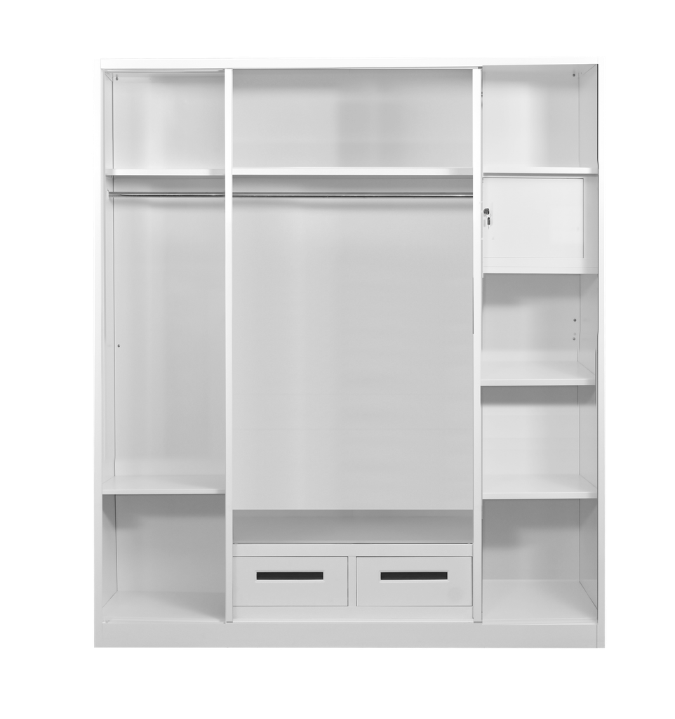 STEEL XR SLIDING WARDROBE 4 DOOR PRINTING 1