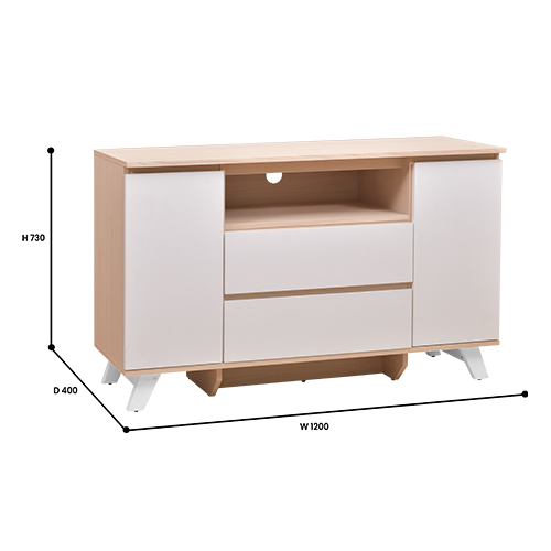 AUDIO VIDEO RACK ARSEN SB 121 BUFET NATURAL