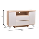 AUDIO VIDEO RACK ARSEN SB 121 BUFET NATURAL