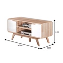 AUDIO VIDEO RACK MH 1114 WINTER MAPLE