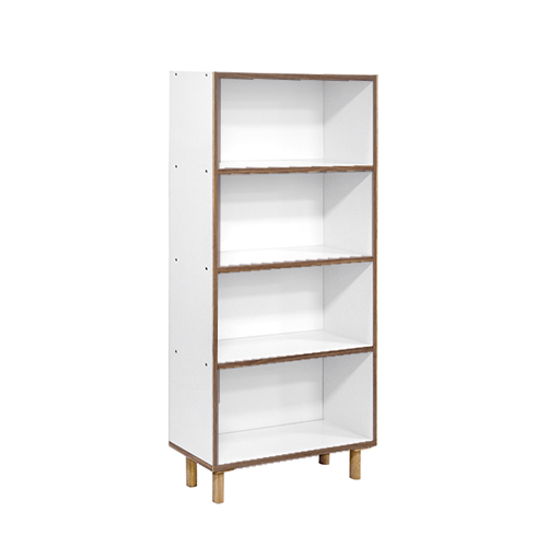 BOOK CABINET FOUR TIERS WHITE