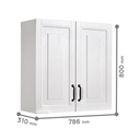 KITCHEN SET ATAS 2 PINTU PANEL 0108 WHITE