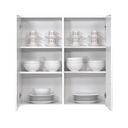 KITCHEN SET ATAS 2 PINTU PANEL 0108 WHITE