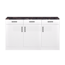 KITCHEN SET BAWAH 3 PINTU 5610 WHITE