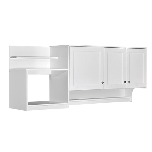 KITCHEN SET ATAS 3 PINTU LAVENDER 3D-M WHITE