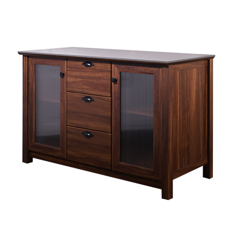 KITCHEN SET BAWAH 2 PINTU 3 LACI ODELIA BROWN TEAK