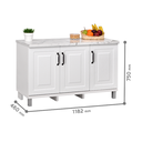 KITCHEN SET BAWAH 3 PINTU 0108 B WHITE