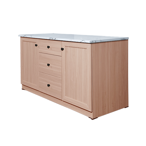 KITCHEN SET BAWAH AILEEN 2 DOOR WINTER MAPLE