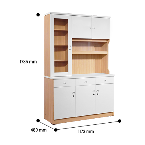 KITCHEN SET CABINET 3410 WINTER MAPLE