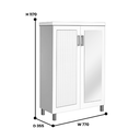 LEMARI SEPATU 001 WHITE