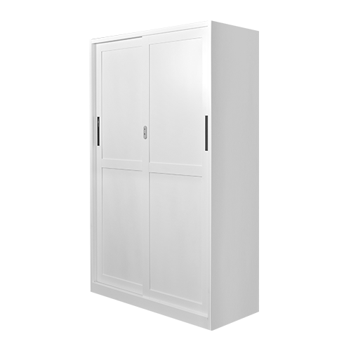 STEEL XR SLIDING WARDROBE 2 DOOR WHITE