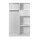 STEEL XR SLIDING WARDROBE 2 DOOR WHITE