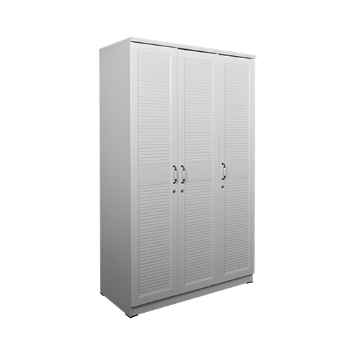 WARDROBE MAJESTIC THREE DOORS WHITE