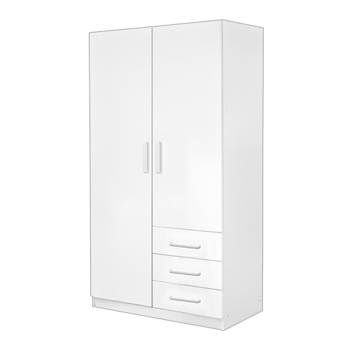 WARDROBE LILY TWO DOORS WHITE