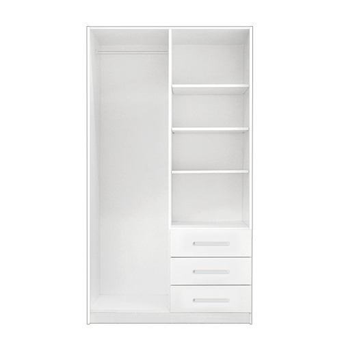 WARDROBE LILY TWO DOORS WHITE