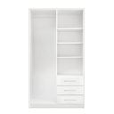 WARDROBE LILY TWO DOORS WHITE