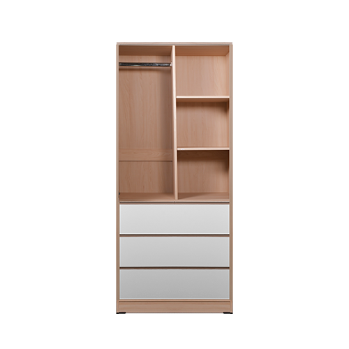 WARDROBE GARVIN TWO DOORS NATURAL