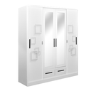 STEEL XR SLIDING WARDROBE 4 DOOR PRINTING 1