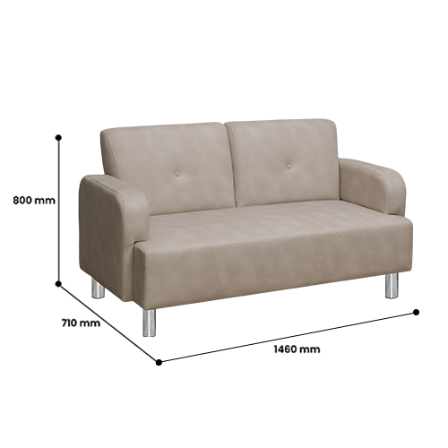 SOFA KIMMY 2 SEATER SPECIAL EDITION CREAM