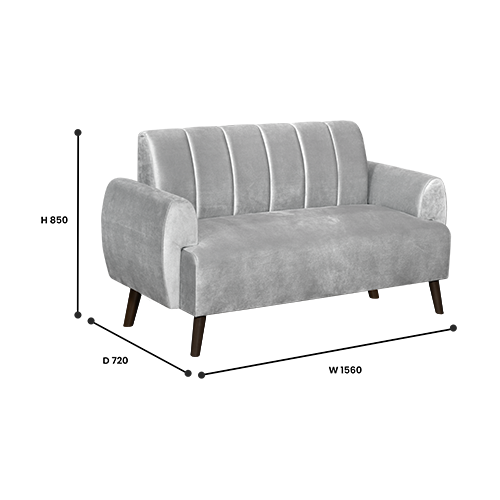 SOFA JANE 2 SEATER AURORA