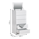 DRESSER SNOOZE WHITE