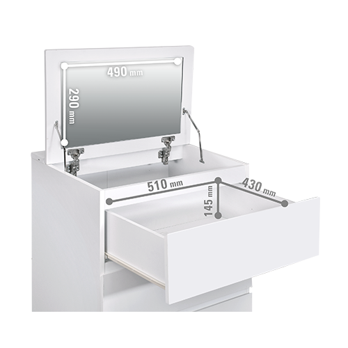 DRESSER SNOOZE WHITE