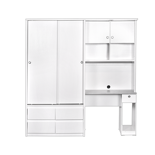 WARDROBE STUDY DESK WHITE