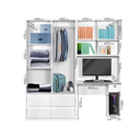WARDROBE STUDY DESK WHITE