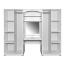 WARDROBE DRESSING TABLE NEVA WHITE