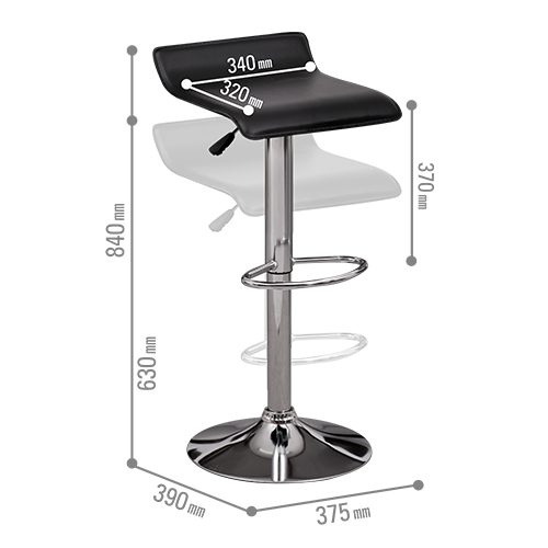 BAR STOOL B013 BLACK
