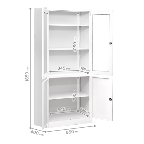 STEEL CABINET 006 WHITE
