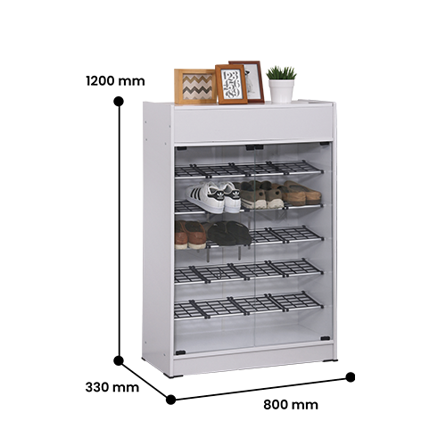 LEMARI SEPATU 0177 WHITE