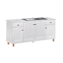 KITCHEN SET BAWAH LAVENDER 4 DOORS WITH SINK