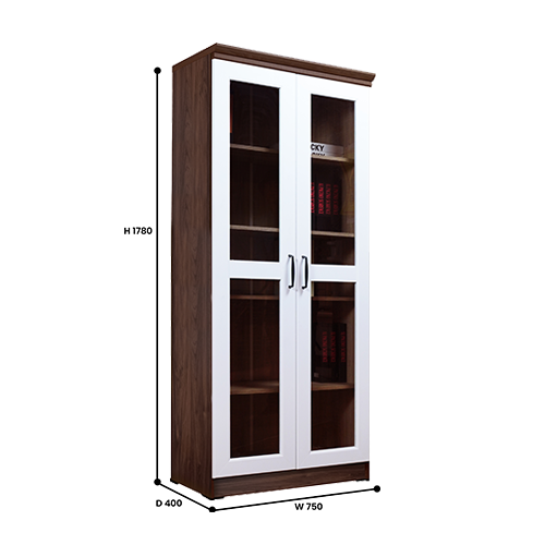 LEMARI HIAS TINGGI WALNUT MALOUF