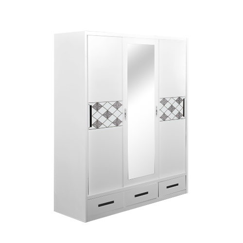 STEEL HBW 106 SLIDING WARDROBE 3 DOOR PRINTING 2