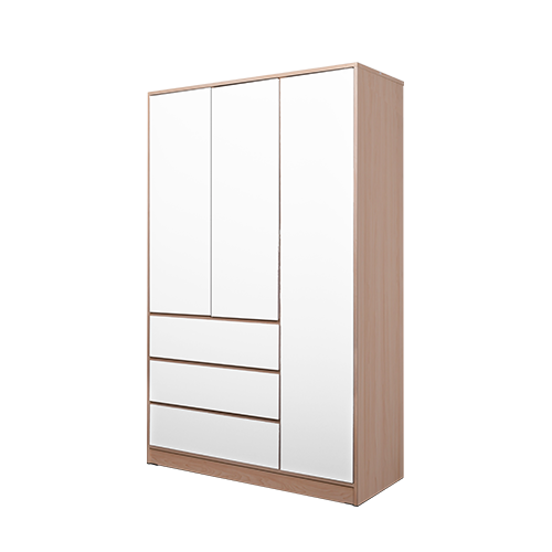 WARDROBE GARVIN THREE DOORS NATURAL