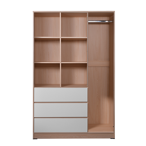 WARDROBE GARVIN THREE DOORS NATURAL