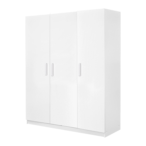 WARDROBE LILY THREE DOORS WHITE