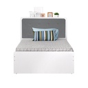 BED SINGLE ECLIPSE 120 x 200 WHITE