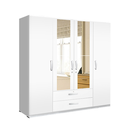 WARDROBE 4 DOORS WHITE