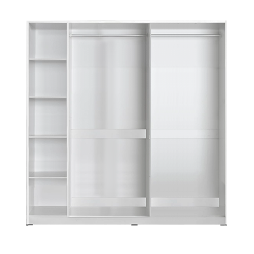 WARDROBE 5 DOORS WHITE